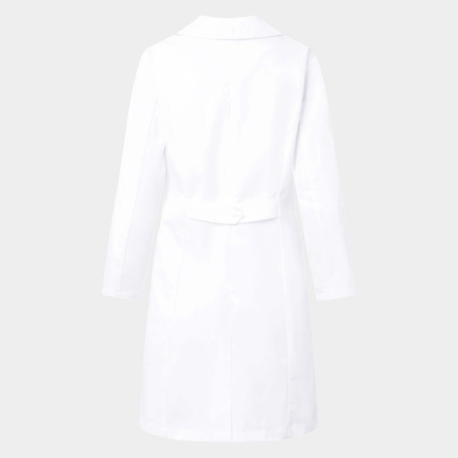 Blouse médicale femme longue Mia, couleur blanc, dos